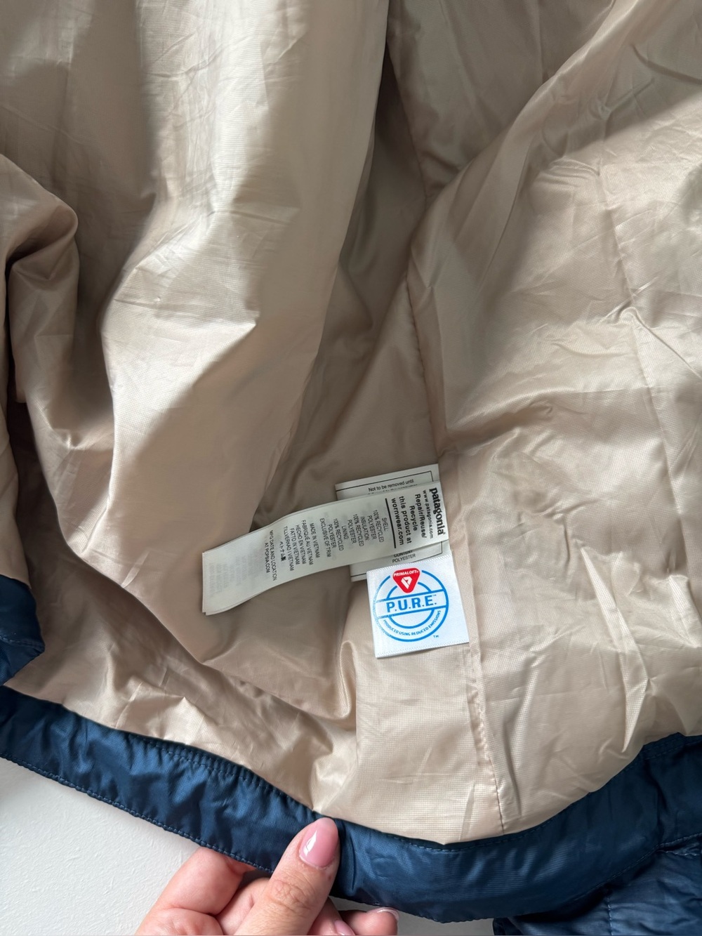 Men’s Patagonia Blue Nano Puff Jacket - Picture 6 of 7